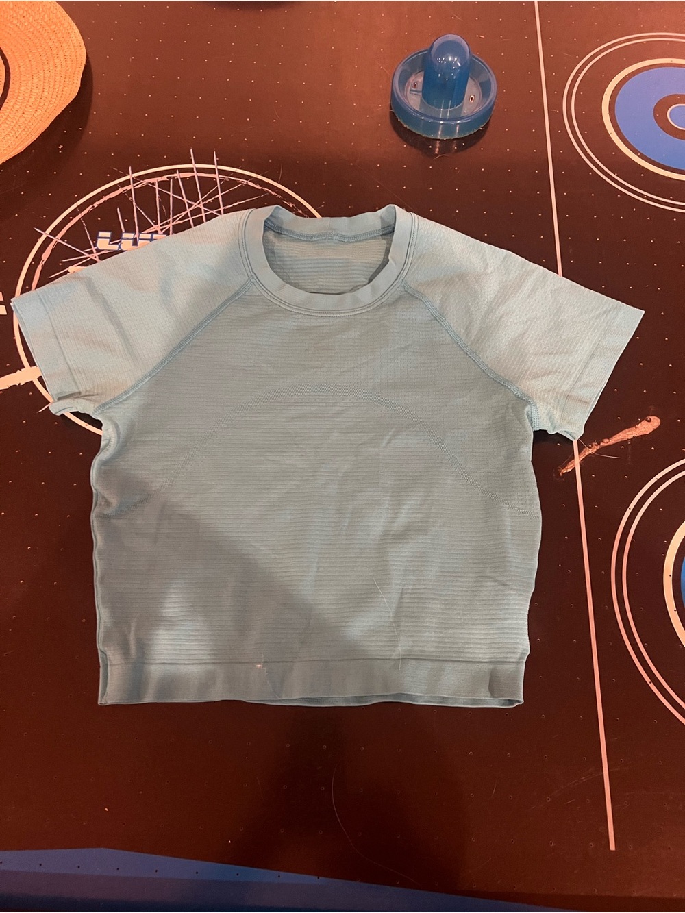 lululemon athletica blue swiftly tech size 2 crop